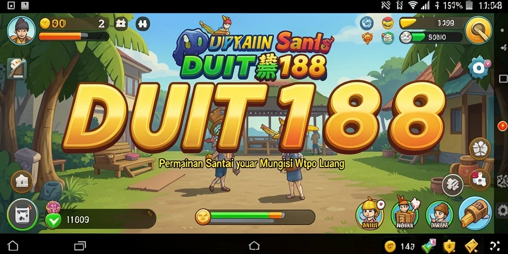 Tampilan gameplay menarik dari DUIT188 dengan desain yang ceria.