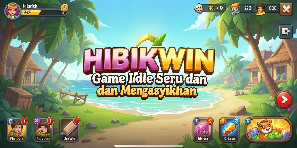 Tampilan gameplay HIBIKWIN yang memikat dan interaktif.