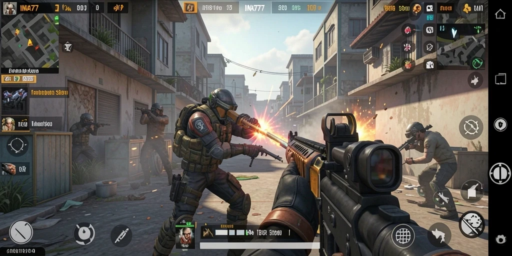 Gameplay <strong>INA777</strong> yang mendebarkan dalam aksi FPS.