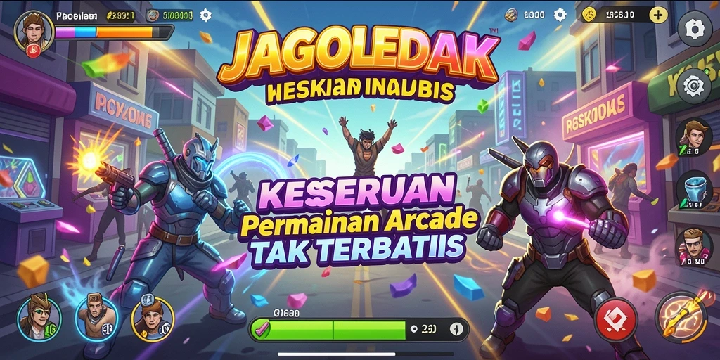 Tangkapan layar JAGOLEDAK menunjukkan aksi seru gameplay yang menegangkan.