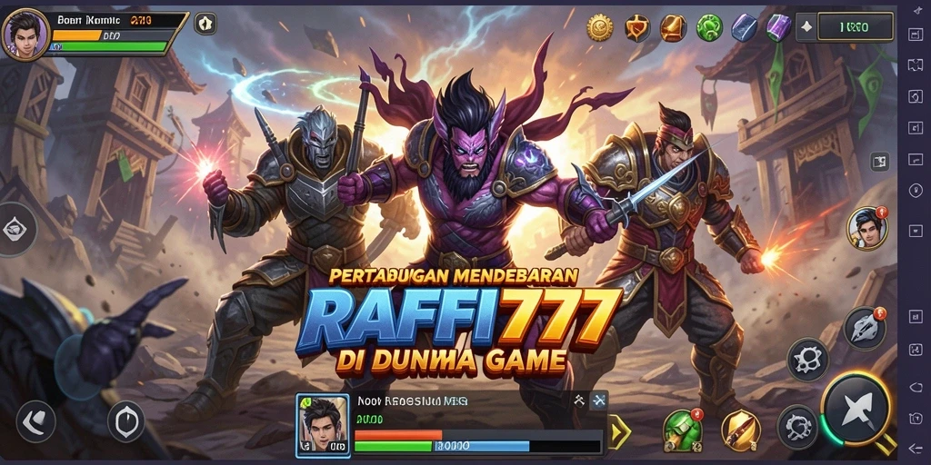 Tampilan gameplay Fighting seru di RAFFI777 dengan aksi mendebarkan.